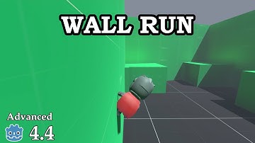 How to create wall run - Learn Godot 4 3D - no talking