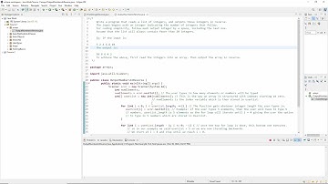 Java Lab: Output Numbers In Reverse