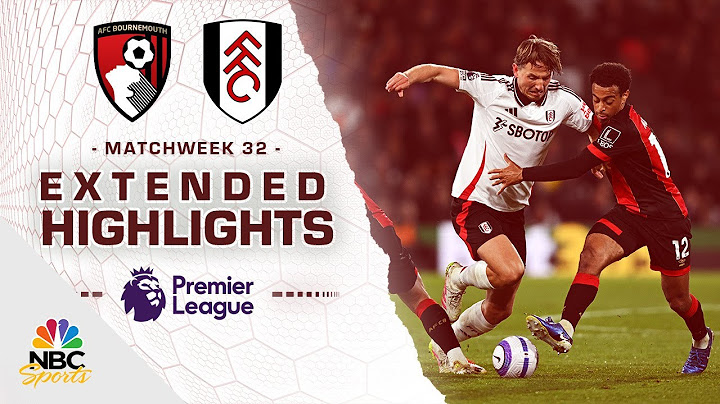 Bournemouth v. Fulham | PREMIER LEAGUE HIGHLIGHTS | 4/14/2025 | NBC Sports