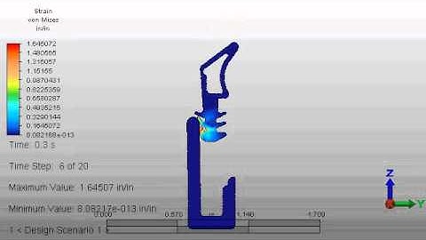 FEA insersion vs extraction analysisof polymeric EPDM seal.avi