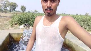Tubewell Bathing And Swimming In Village Stan &-