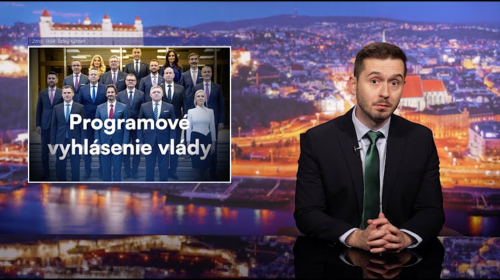 👔 Ťažký týždeň: O programovom vyhlásení vlády | Aktuality