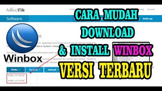 Download Dan Install Winbox Mikrotik (versi terbaru) screenshot 3
