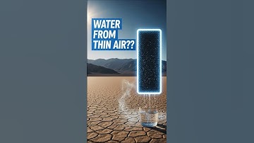 This Black "Bubble Wrap" Creates Drinking Water from Air!