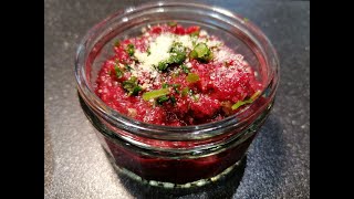 Итальянское песто из свеклы и хрена/ Rote Bete Pesto