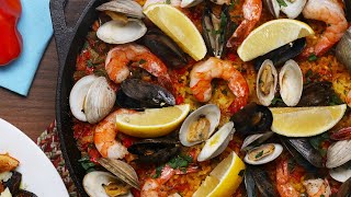 Paella me ushqim deti