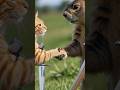 Then the Two Shook Hands | Marmot and Cat #shorts