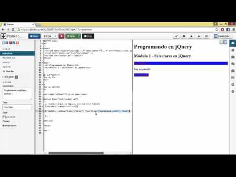 Objeto jquery | Selectores en jQuery | Programando en jQuery