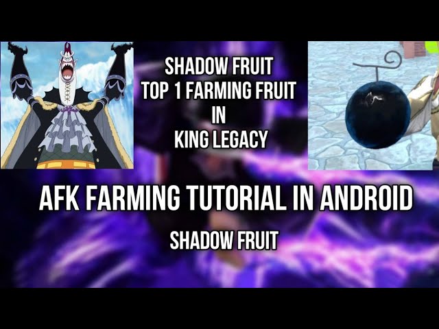 Kage Kage no mi  Shadow Fruit King Legacy showcase - Trái điều khiển bóng  Siêu cấp Farm Level up 