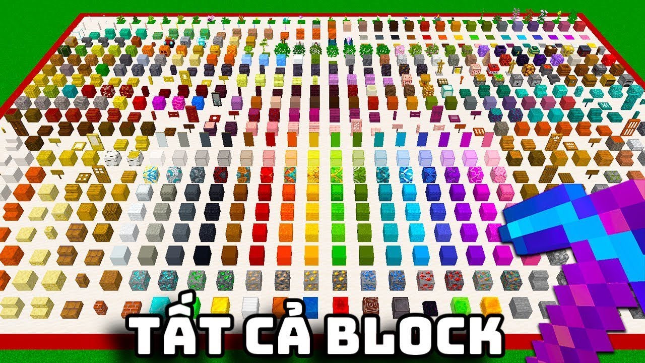 Tôi Đã Sưu Tầm TẤT CẢ BLOCK trong Minecraft Siêu Khó !