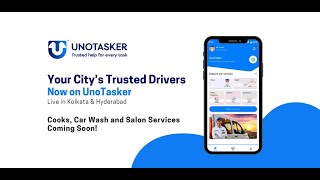 UnoTasker App Demo | Driver Service | Book Verified Drivers & Home Services Anytime, Anywhere. screenshot 4