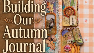 🍂Building a Journal for Fall + Some Autumn Embellishment Making Too