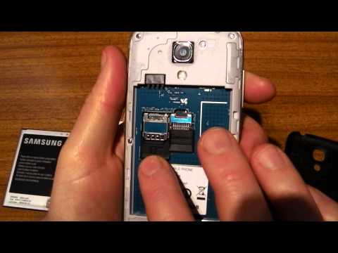 How to put a SIM into the Samsung Galaxy S4 Mini