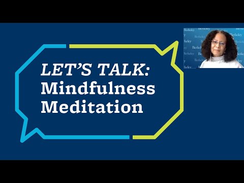 Let's Talk: Mindfulness Meditation