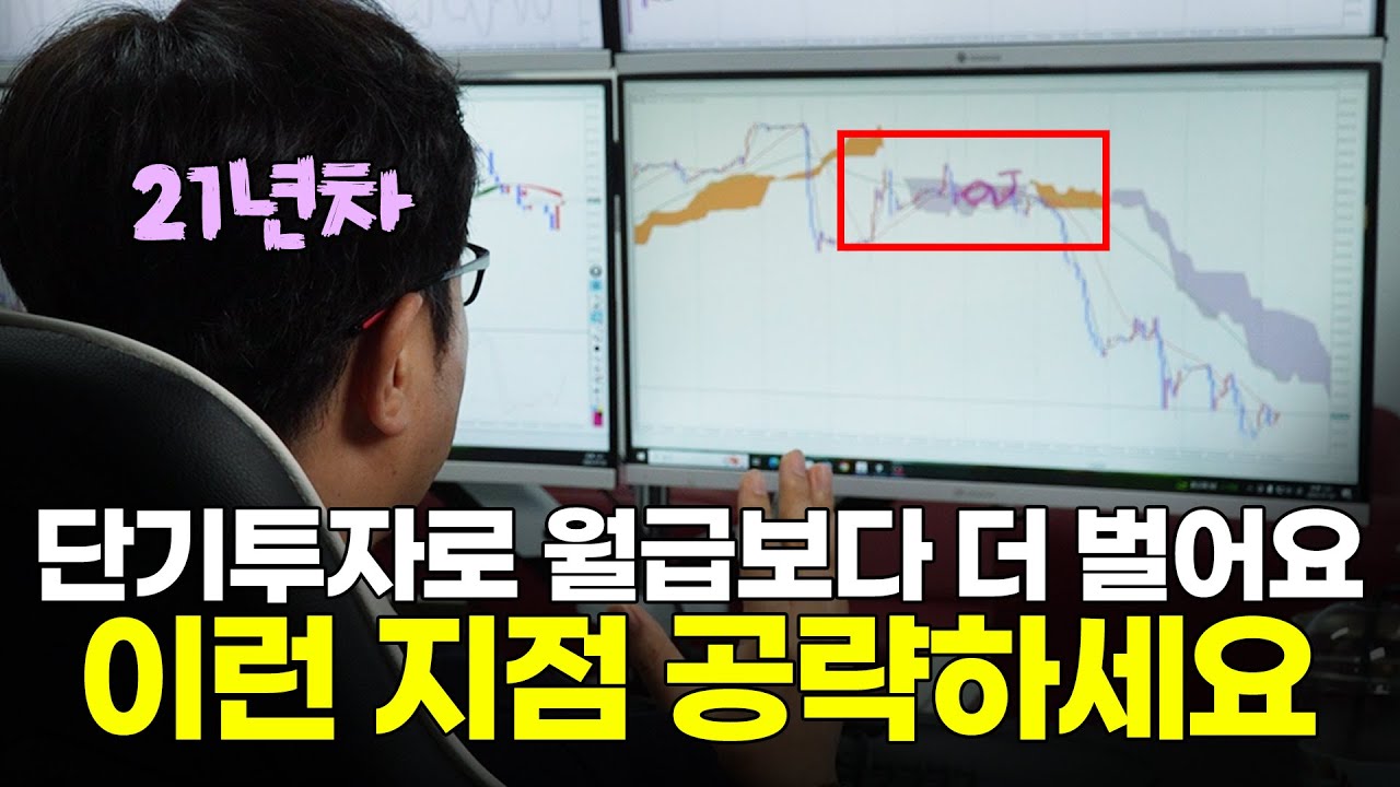⁣이런 지점 공략하세요! 단기투자로 월급보다 더 벌었습니다. [전업투자자 브이로그 Ep.11]