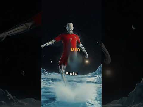 Soccer Ball Travel Distance Moon vs Mars vs Earth #comparison #space