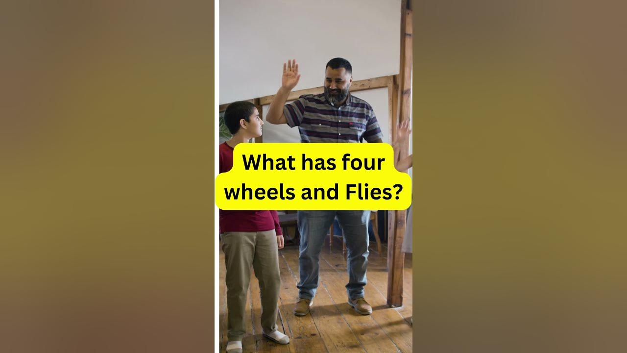  guess what has 4 wheels and flies dadjokereveal jokes dadjokes