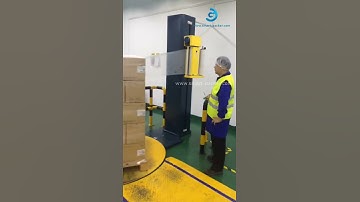 Carton box pallet stretch film wrapping packing machine automatic packing line