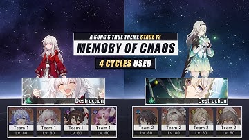 E2 S1 Clara & E0 S1 Firefly | Memory of Chaos Stage 12 | Honkai: Star Rail v2.3