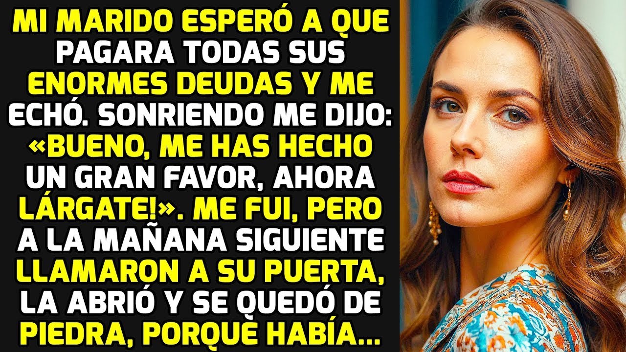Mi Marido Esperó Hasta Que Pagué Todas Sus Deudas Masivas Para Él Y Me Echó, Pero    HISTORIAS VIDA