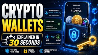 Crypto Wallets Explained in 30 seconds 