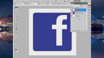How to Create Facebook Logo in Adobe Photoshop Speaking Khmer 2017 Ps26