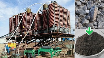 Chrome Ore Washing Plant | Chrome Ore Gravity Separation & Concentrate Recovery.