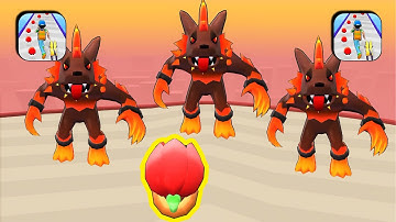 Satisfying & Relaxing Mobile CNIMs Gaming - The Best Game Video Game Monster Squad Rush Level KKIZB