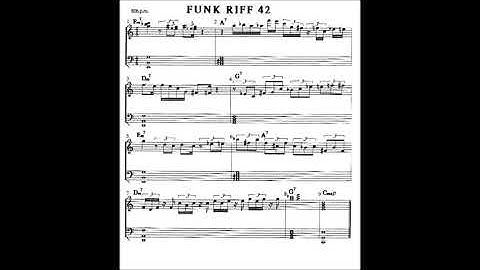Andrew D. Gordon - riff 42 - blues funk - tutorial lesson keyboard piano
