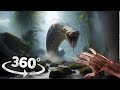 360° Titanoboak Snake Chase on Snake Island VR 360 Video 4K Ultra HD