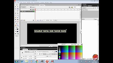 TUTORIAL CARA MEMBUAT ANIMASI MASKING- MACROMEDIA FLASH MX