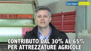 Trattori e mezzi agricoli contributi al 65% con bando INAIL 2016 per attrezzature ContributiRegione