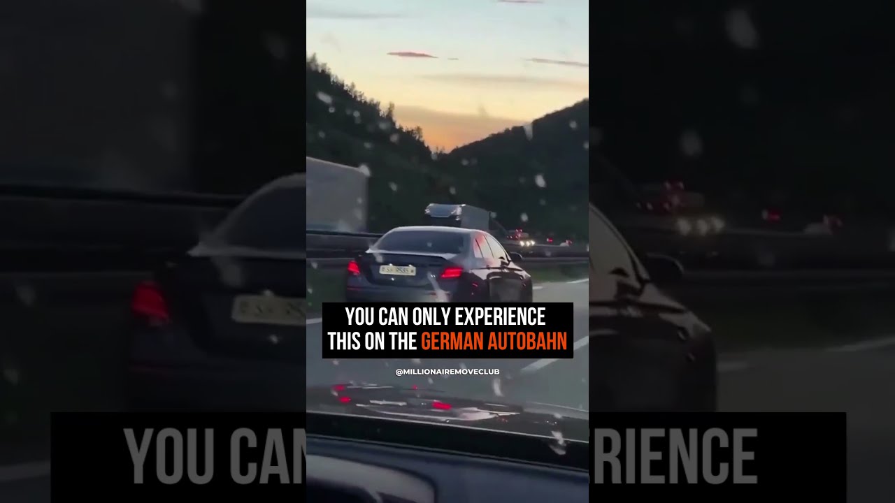 RS6 Overtakes BMW AT 300 Km H On The German Autobahn 
