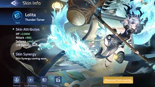 Lolita New Legendary Skin - Thunder Tamer | Mobile Legends Adventure