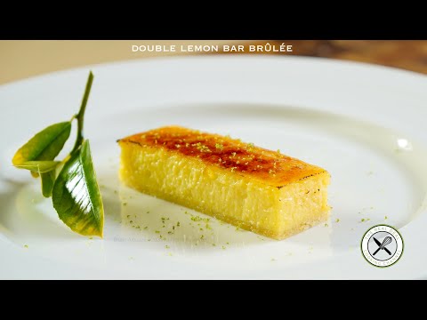 Double Lemon Bar Brûlée – Bruno Albouze