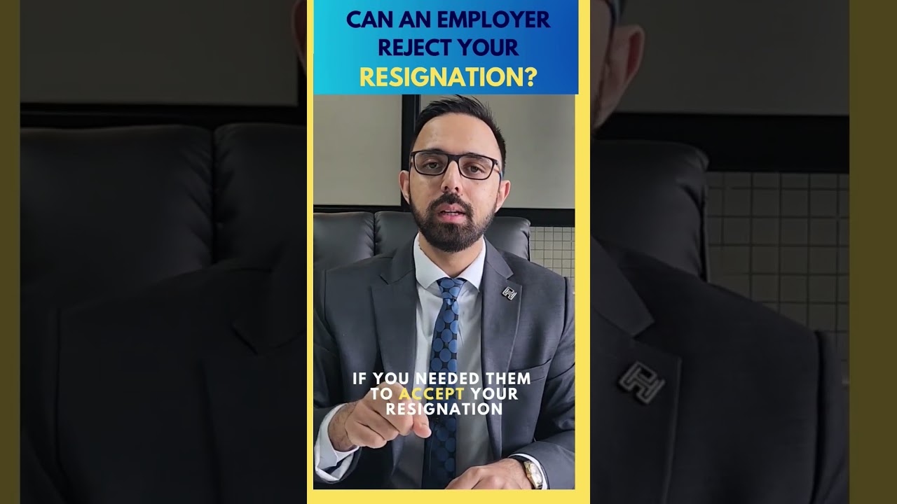 Can My Employer Reject My Resignation? 