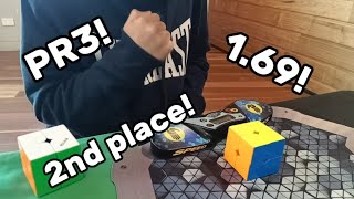 1.69 Official 2x2 Average! 2nd at Puzzling Pakenham Saturday 2025!