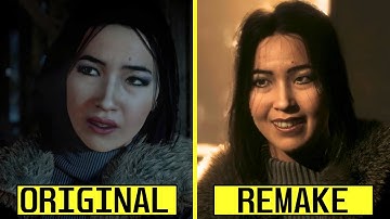Until Dawn Remake vs Original Early Graphics Comparison | PS5 | State of Play 2024