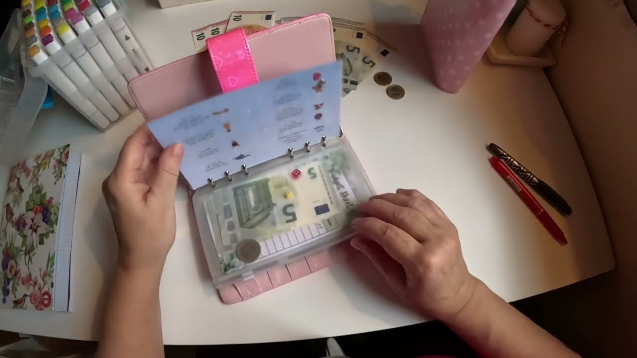 Etwas Geld in die Spartöpfe packen 💶💰 sparen mit der Umschlagmethode ✉️ mit wenig ans Ziel 