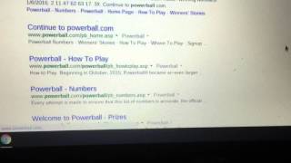 Winning Powerball numbers 1/09/16