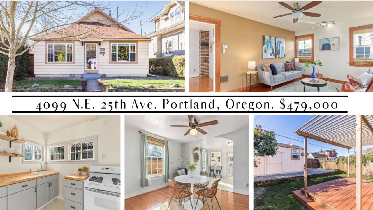 House for Sale at 4911 NE 25th Ave Portland Oregon. Home for sale in