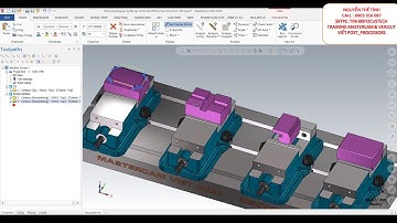 Programing Milling 2D [ Contour ] on Mastercam 2018 - Setup to Vericut 8.1 Tutorial CAD/CAM/CNC