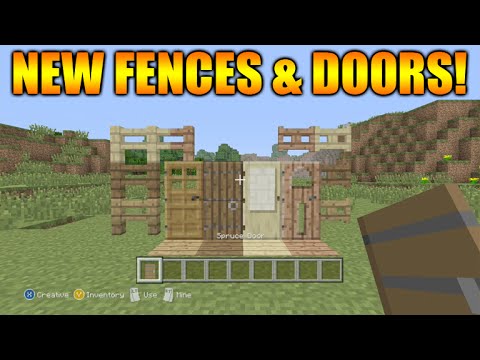 Minecraft Xbox 360 Ps3 Tu25 Update All New Wooden Fences