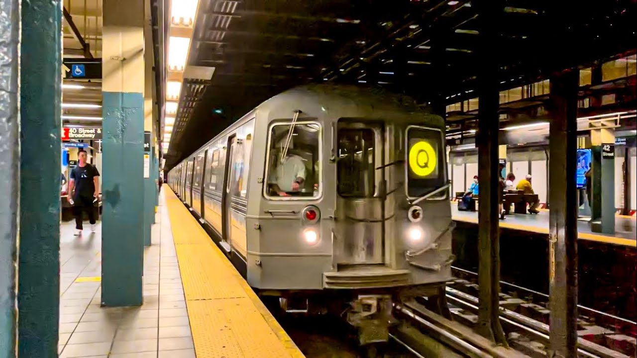 New York City Subway 96th Streetbound R68 (Q) Express Train Times