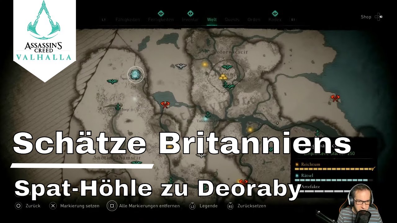 Assassin's Creed Valhalla: Schätze Britanniens - Spat-Höhle zu Deoraby 
