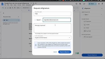 Starting Sending eSignature Documents with Google Docs
