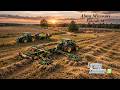 Mowing/Tedding GRASS, CANOLA Harvest, Cutting TREES, Baling | Alma Missouri | FS25 | Episode #34