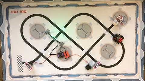 self driving demo combining micro:bit with edge computing vision sensor-MU3