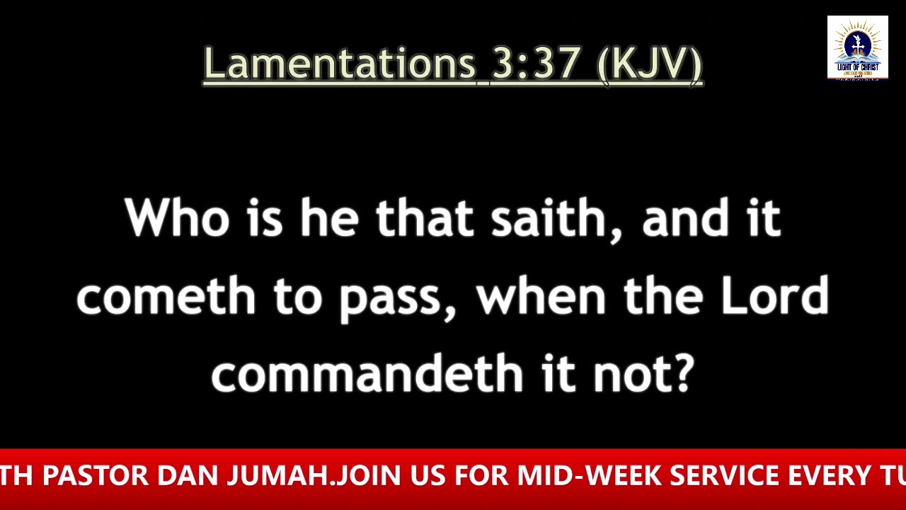 WHEN GOD SPEAKS MORNING SERVICE BY MIN.MILLICENT JUMAH