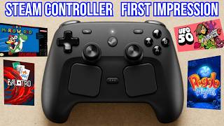 My first impressions of the new Steam Controller!